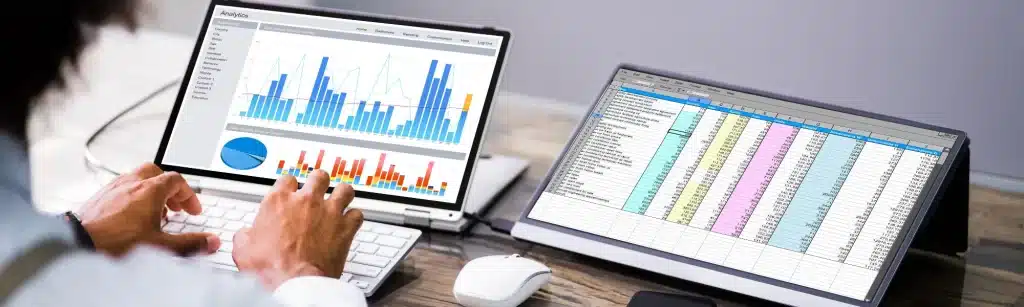 A Business Analyst is hired to analyse business data on charts and spreadsheets, identify problems and determine business solutions