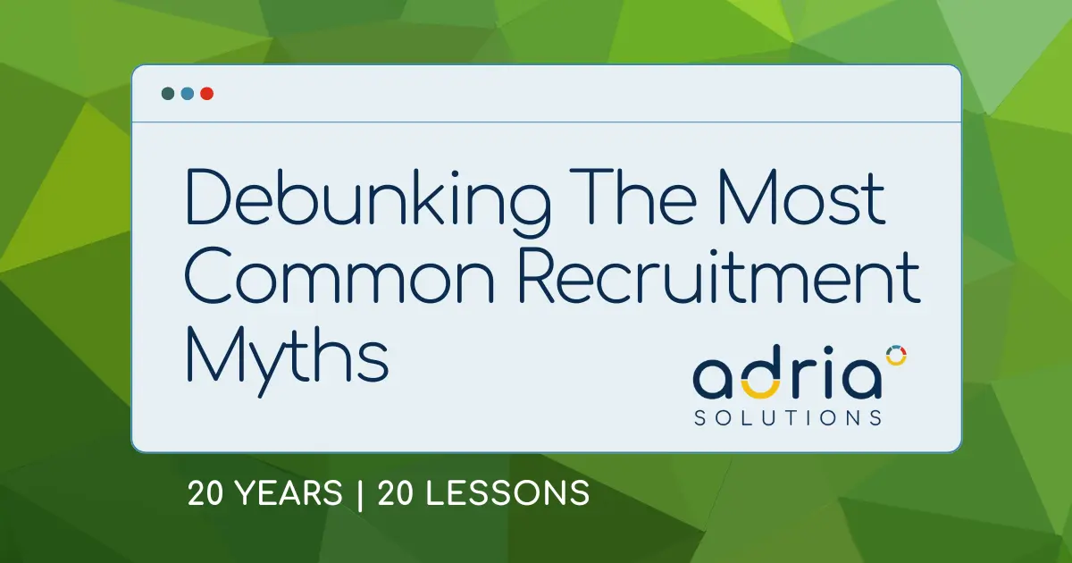 New post: Debunking The Most Common Recruitment Myths