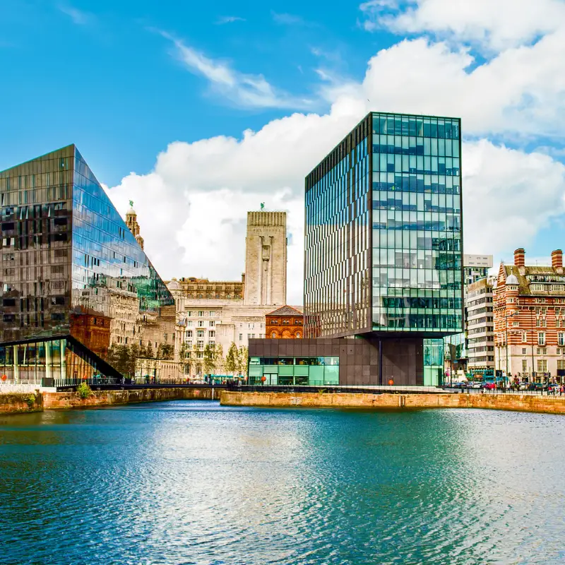 Manchester city centre and the tram